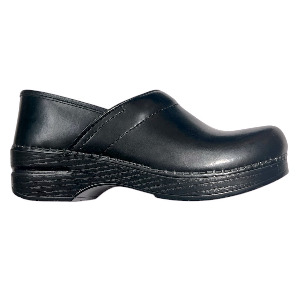 Dansko Professional Clogs Black Leather NEW Classic Supportive Comfy Size 7 & 8 - Picture 6 of 8